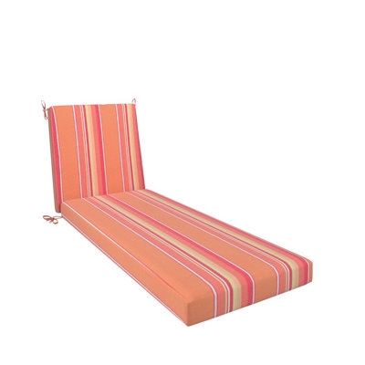 Chaise Lounge Cushion, 24 X 78 X 3.5", Premium Memory Foam Core With Boxed Edge, Sunbrella Fabric, Patio Cushion For Chaise Lounges