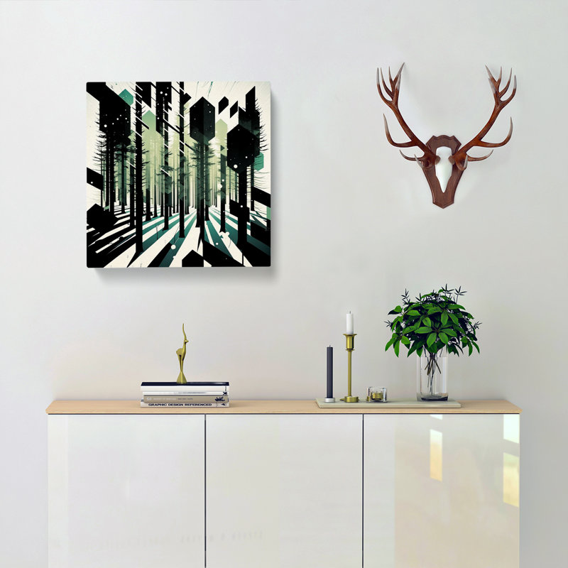 Modern Wall Art - Wrapped Canvas - Framed Print