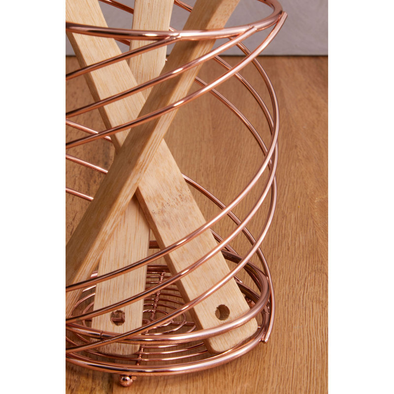 Coppedge Metal Round Utensil Crock