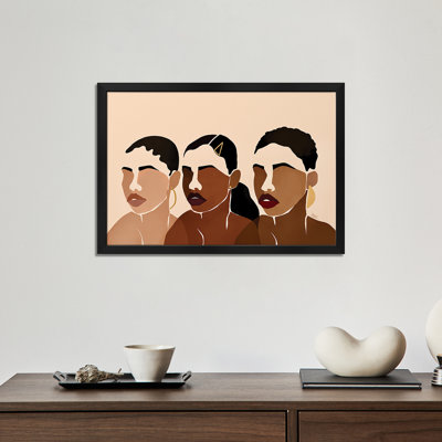 «Sœurs I», affiche encadrée par Bria Nicole