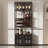 Sreehan Wine Bottle & Glass Rack in Black