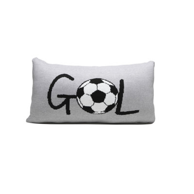 Cotton Blend Reversible Throw Pillow