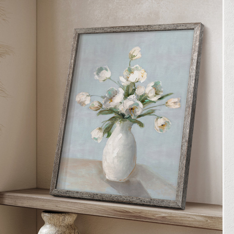 «Prettiest Tulips», reproduction encadrée - bois massif 48915, H 11 po x l 9 po