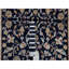 2'8"x18' Midnight Blue Nain Wool & Silk 250 KPSI Hand Knotted Runner Rug 4BCFA6923D5946FA82A7F609DF71CD93