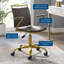 Chaise de bureau en similicuir Fuse-2017732448