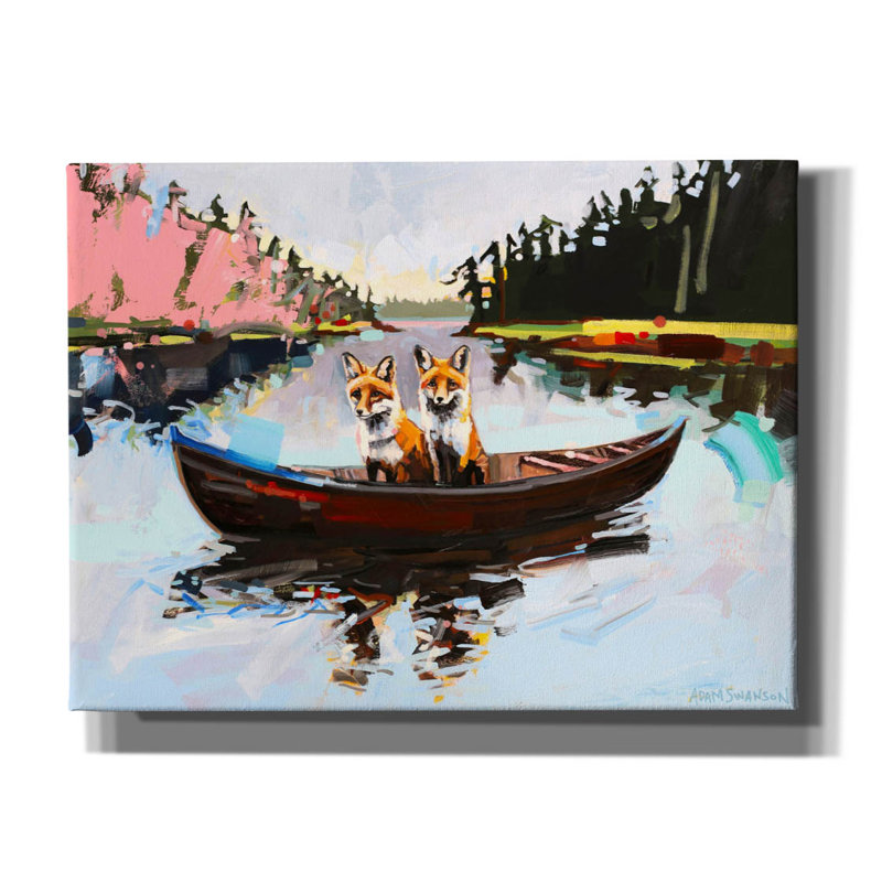 Art sur toile, "envolée" par Adam Swanson, H 12 po x l 16 po x P 0,75 po