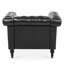 Fauteuil capitonné de style moderne, fauteuil individuel pour salon