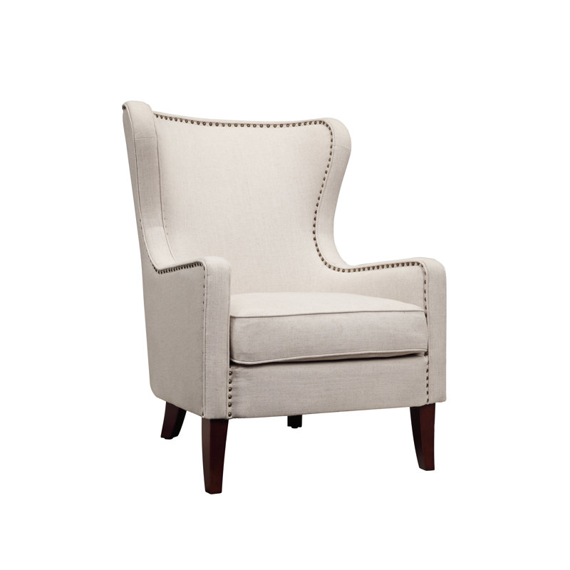 Velvet Armchair, Natural