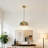 1 - Light Dome Stained Glass Pendant Light Tiffany-Style Single Light