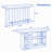 63" Bar Table, 2-Tier Bar Unit Counter Height Pub Table