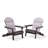 Laffey Acacia Foldable Outdoor Adirondack Set-1664108419