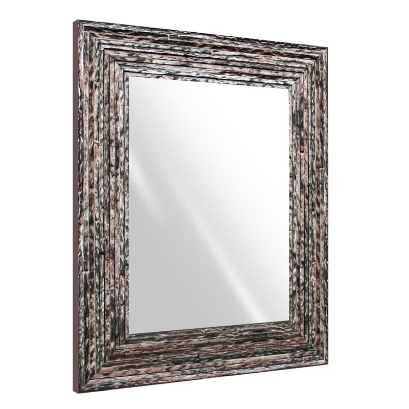 Elmina Wood Flat Wall Mirror