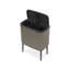 Brabantia Bo Touch Top Multi-Compartment Recycling Trash Can 3 x 3 Gallon (9 Gallon Capacity)-62964215