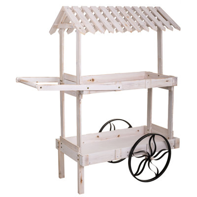 Sumava 119cm W Manufactured Wood Merchandiser with Wheels