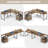 Kurtiss 68" L Shaped Computer Desk with File Drawer with Power Outlet & LED Strip-641801353