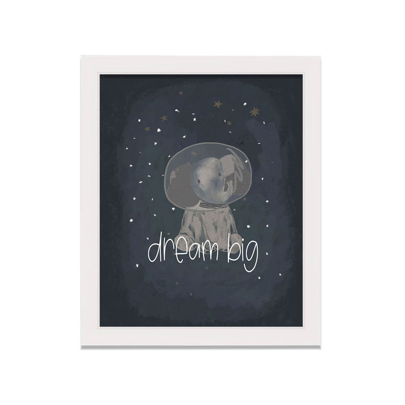 «Dream Big», art encadré, H 20 po x l 16 po x P 1 po