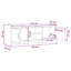 Unfinished TV Stand for TVs up to 58" with Fireplace Included-808850