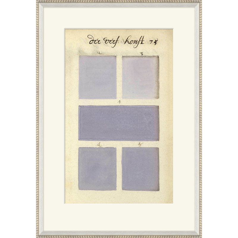 Antique Color Swatches Giclee Print by A. Boogert