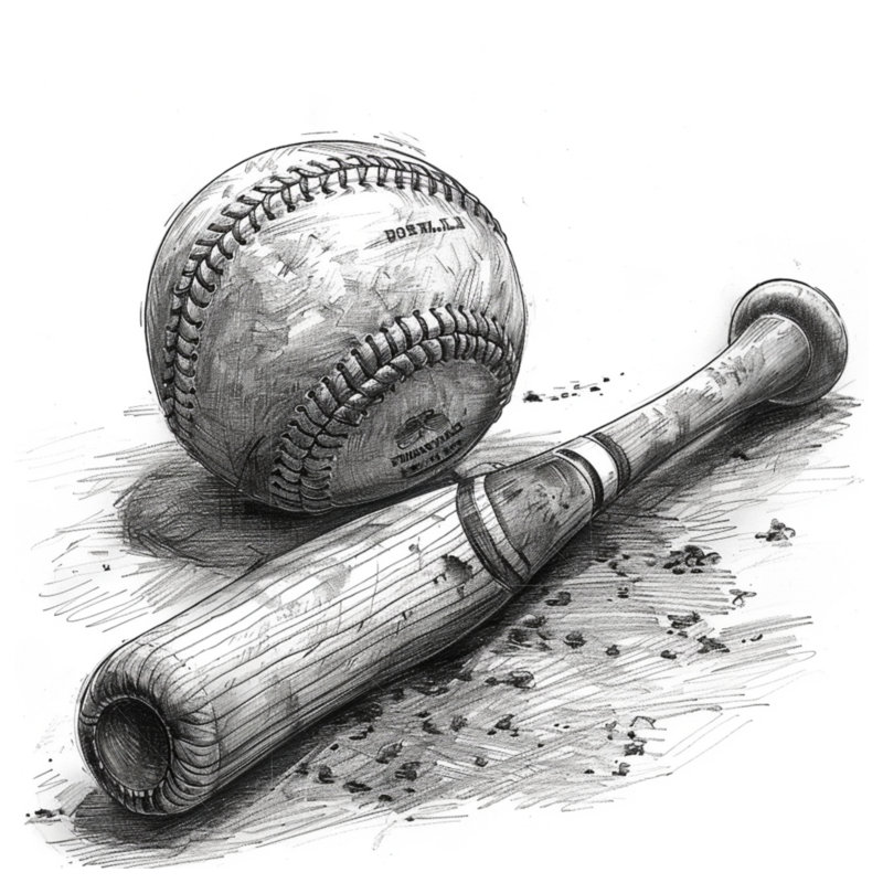 Jeté baseball en molleton - Jetés de sport pour canapés ou lits, L 68 po x H 80 po