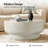 Watterson Amagoya Modern 32"W Marble Concrete Top Full Assembly Round Coffee Table-1693210507