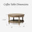 Table basse ronde en bois Maven Lane Pullman-96026386