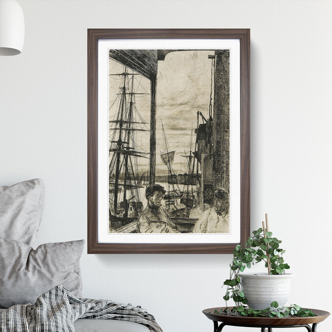 Rotherhithe by James Mcneill Whistler - Picture Frame Drawing