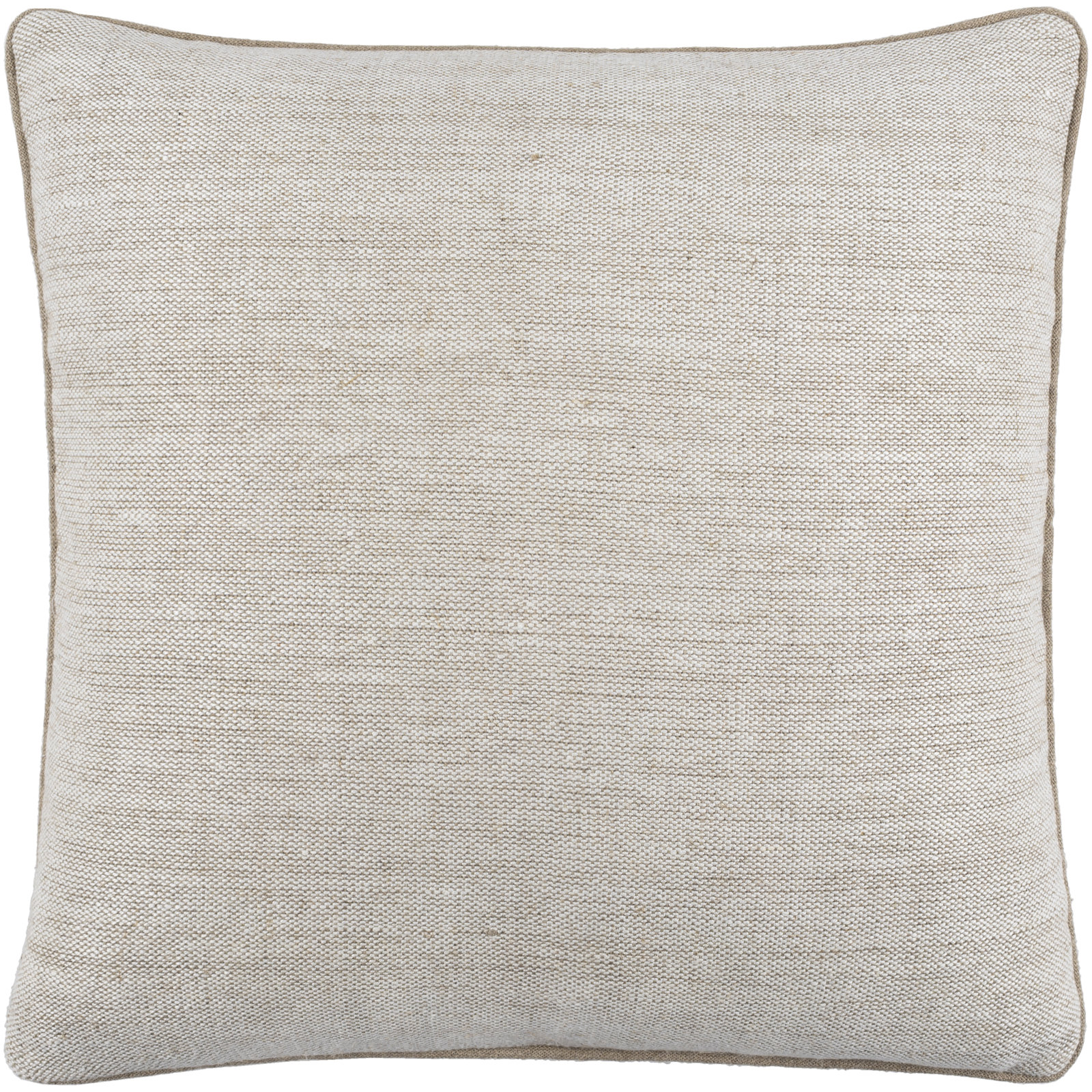 Marie Linen Throw Pillow, 18" x 18", Down