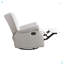 Fauteuil inclinable à oreilles en toile de lin