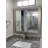 Shmuel Wood Framed with Safety Backing Ideal for Bathroom / Vanity Mirror-726897534-717736006