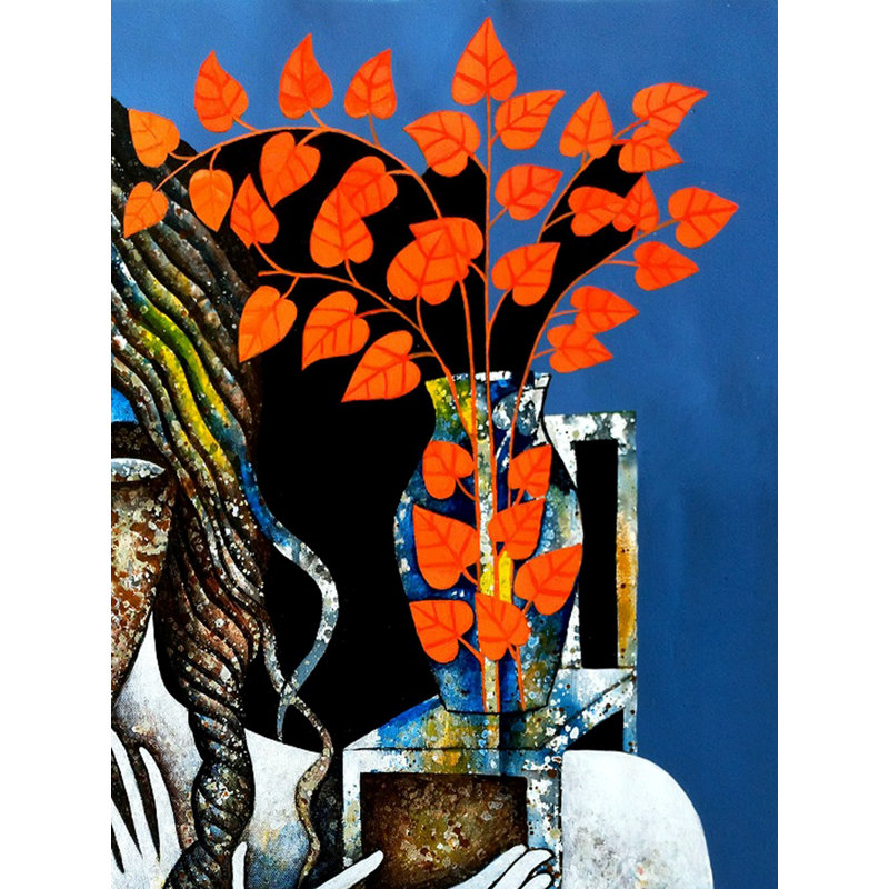 Rêves d'hiver | Acrylique sur toile | Par Ranjith Raghupathy