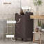 Panier à linge inclinable 31 po, panier de rangement autoportant pour la maison, armoire de rangement pour salle de bain
