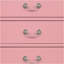 Commode à linge Louis Phillipe G3104-LC, rose-776961164