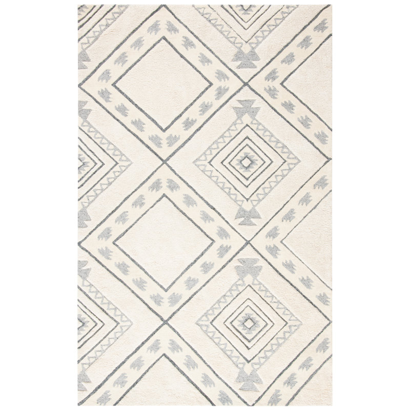 Powell Hand Tufted Performance Southwestern Rug, Rectangle 6' x 9'