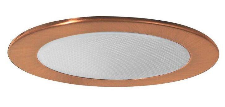 Garniture encastrée 4" douche, Cuivre