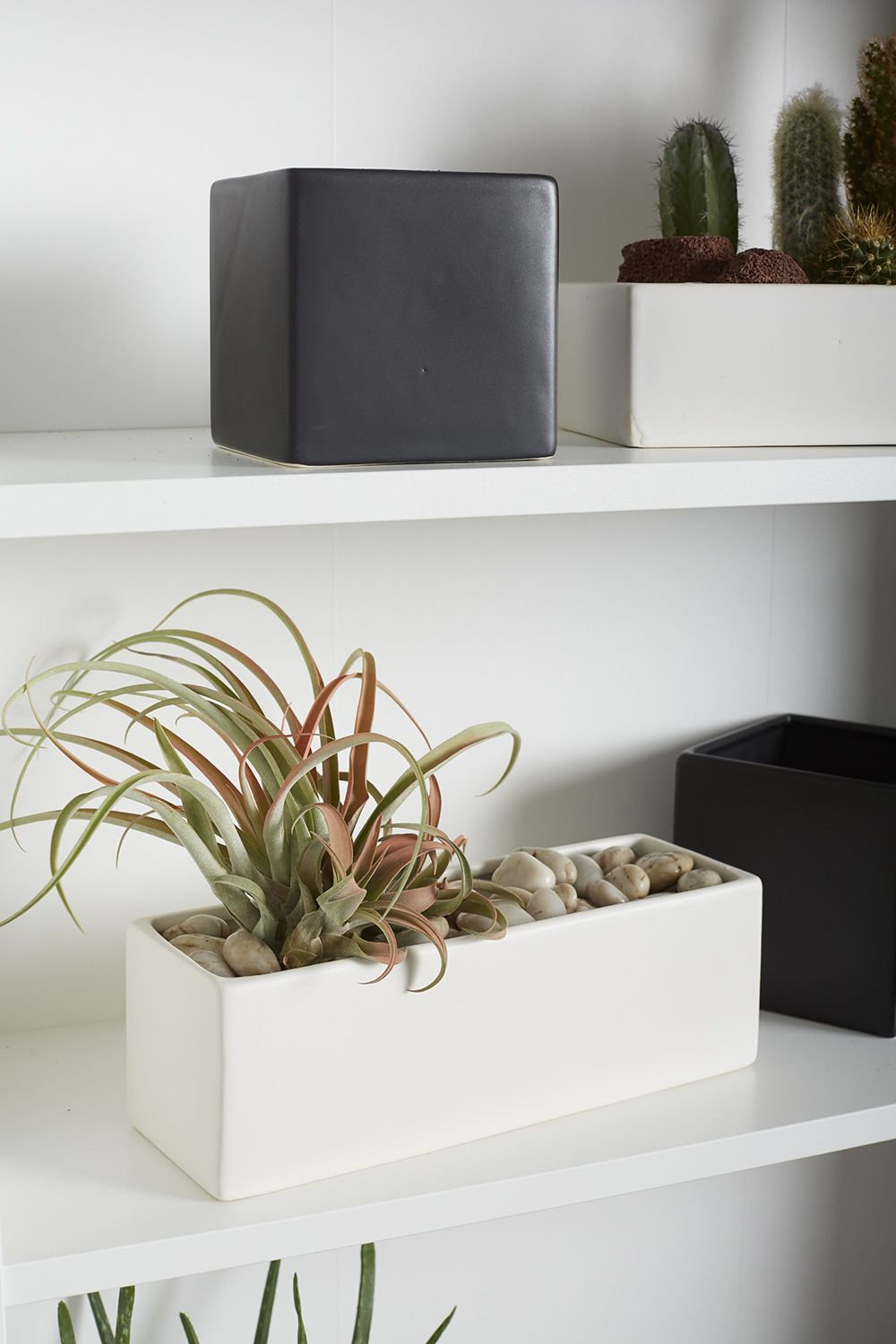 Sula 12" Ceramic Pot Planter, White