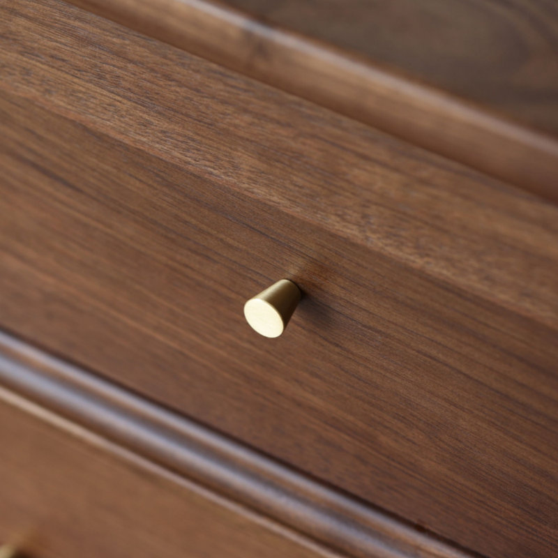 Solid Wood Nine-Drawer Sideboard
