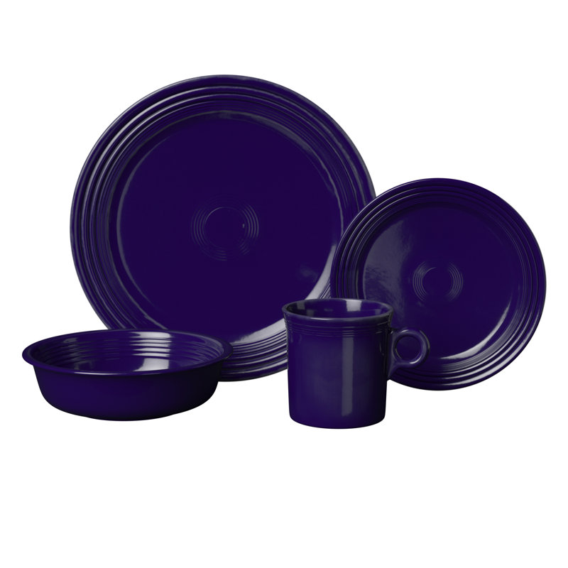 Assiette plate de 10 1/2 po avec rebord classique Fiesta Dinnerware, Prune