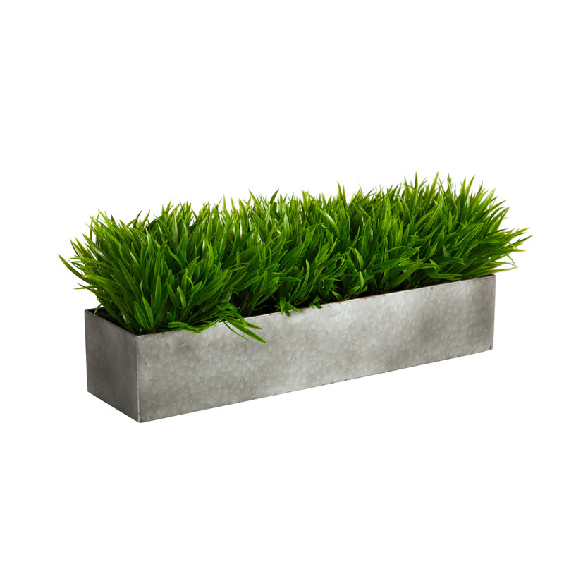 Herbe sauvage artificielle 10 po en pot