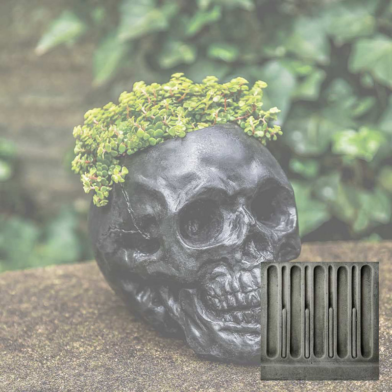 Pot à fleurs Skull, Pierre alpine