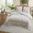 -Piece King/Cal King Bedding Sets, Cotton-Rich Blush Gold Floral