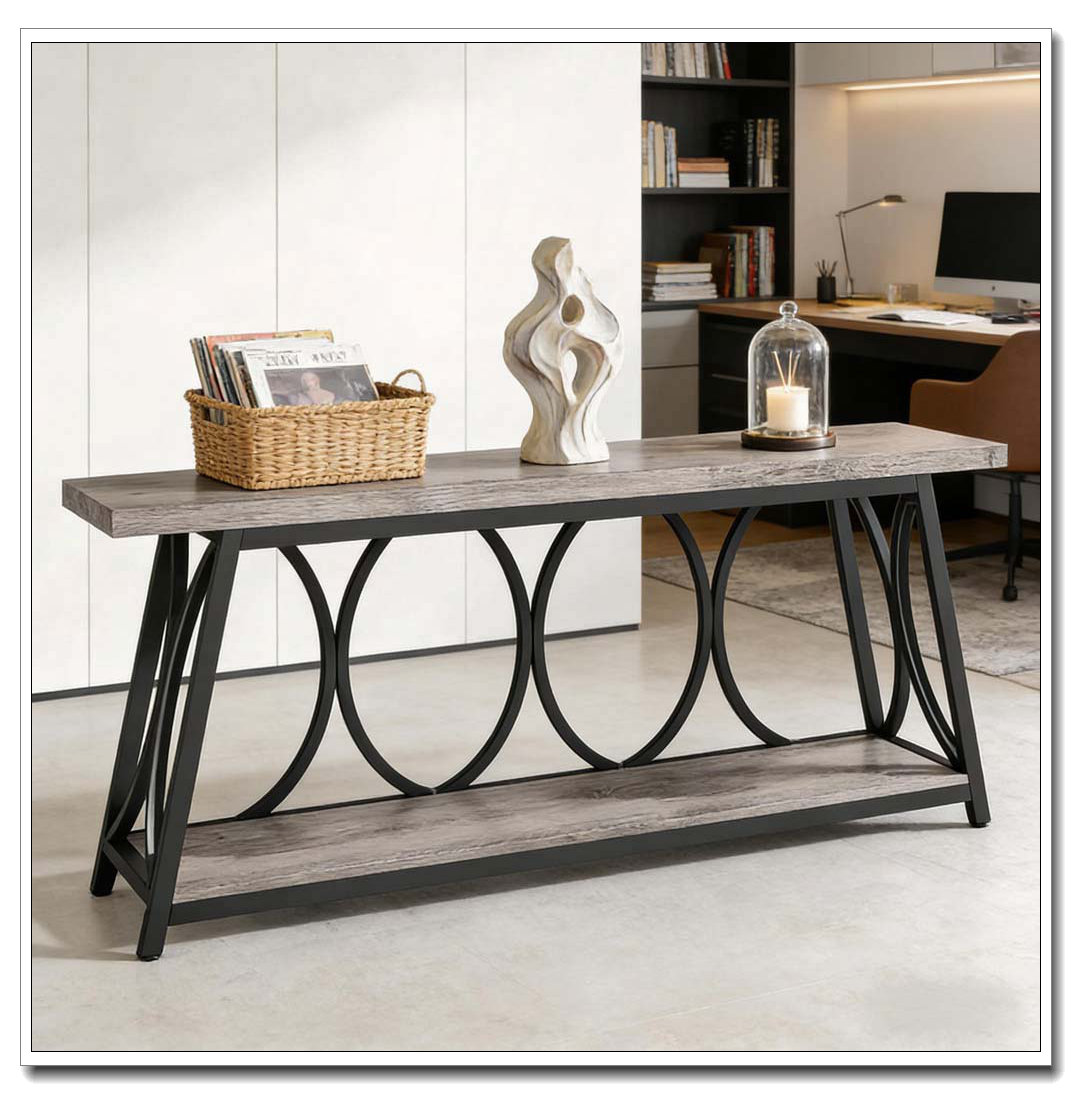 Retro Hall Table Latitude Run® Hall Table,Vintage Console Table - Wayfair Canada