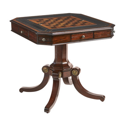 34" Choate Chess/Backgammon Table in Octagonal