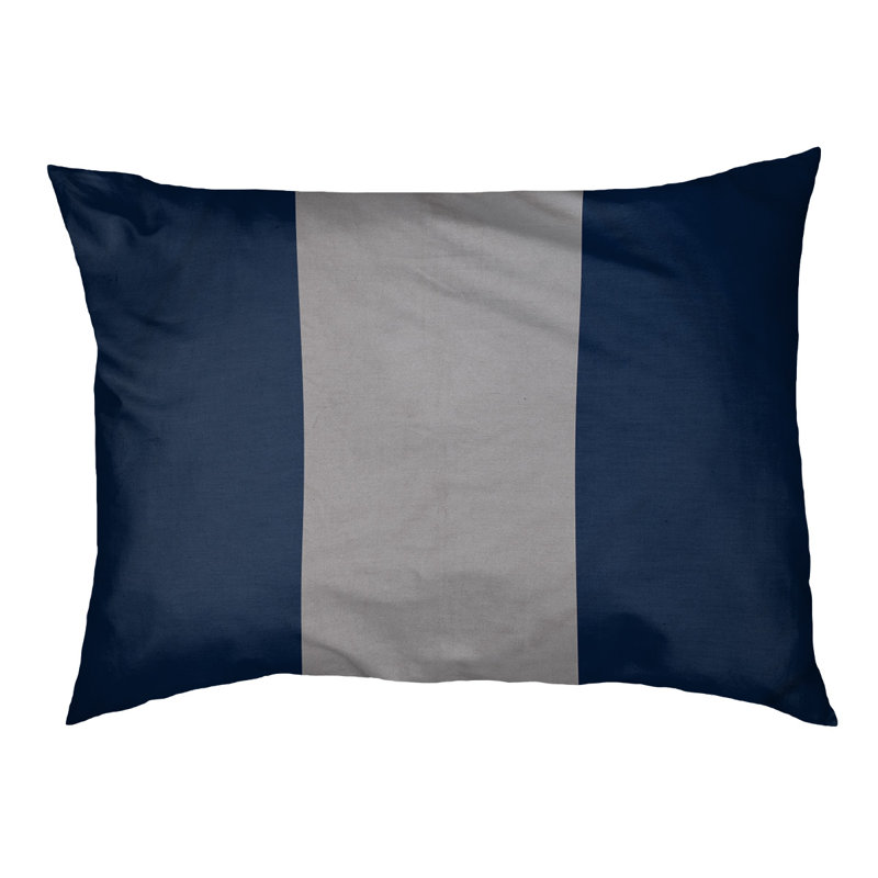 Coussin pour chien hockey Las Vegas, Petit (l 28 po x P 18 po x H 9,5 po), Bleu nuit polaire / argent / bleu nuit polaire