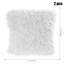Cotton White Rectangular Backrest Cushion