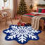 Tapis de Noël lavables, antidérapants, à poils courts et doux, à carreaux, pour salon et chambre.-1680023046-1680023047