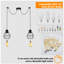 Clowe 2 - Light Black Cluster Pendant