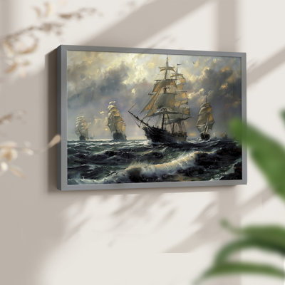 Nautical Series-CCXV -Framed Print - Restickable