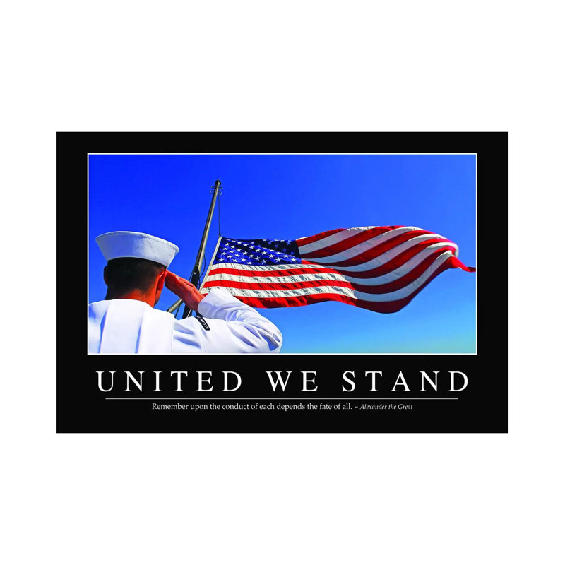 United We Stand by Stocktrek Images - Wrapped Canvas Print, 20.32 cm H x 30.48 cm W