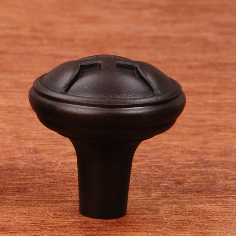 CK Series 1 1/4" Diameter Mushroom Knob, Oil Rubbed Bronze