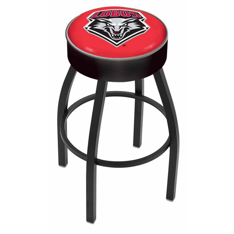 Tabouret de bar et de comptoir NCAA, Nouveau-Mexique, Noir, Tabouret de bar (assise de 30 po de hauteur)